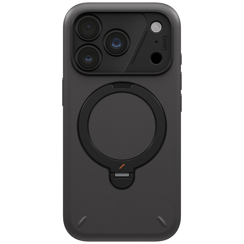 UNIQ Elix vāciņš Apple iPhone 18 Pro / 17 Pro, 360 rotējošs statīvs, pelēks