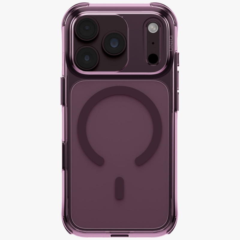 UNIQ LifePro Xtreme apvalks Apple iPhone 18 Pro / 17 Pro, Magclick Charging, bordo