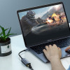 Ugreen CM199 USB-C uz RJ45 Gigabit Ethernet tīkla adapteris, 1000 Mbps, pelēks