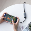 Ugreen CM199 USB-C uz RJ45 Gigabit Ethernet tīkla adapteris, 1000 Mbps, pelēks
