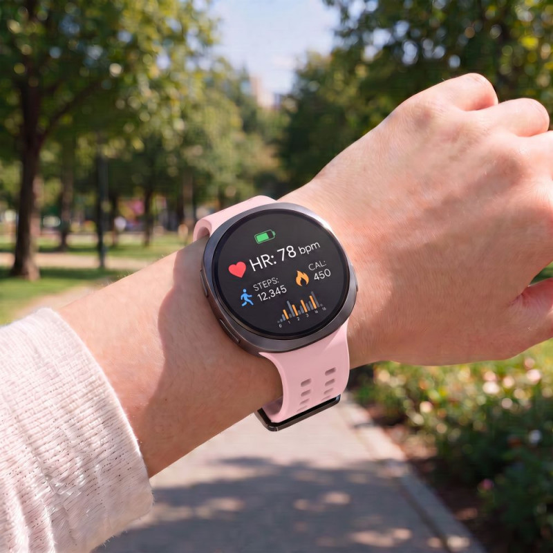 Tech-Protect silikona Air siksniņa Samsung Galaxy Watch 8 / 9 / Classic 40 / 44 / 46 mm, Powder Pink