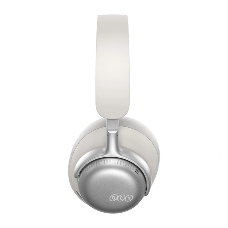 QCY H6 Ultra bezvadu austiņas ar ausu apkārtni, adaptīvā ANC, Bluetooth 6.0, baltas