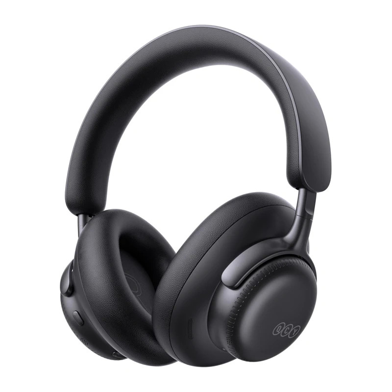 QCY H6 Ultra bezvadu ausu aizsegšanas austiņas, adaptīvā ANC, Bluetooth 6.0, melnas