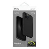 UNIQ Lino Hue apvalks Apple iPhone 16 Pro, Magclick uzlāde, antracīta pelēks