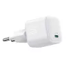 Joyroom TCG08 (JR-TCG08) GaN ceļojumu lādētājs, USB-C, 20W, PD 3.0, QC 3.0, balts