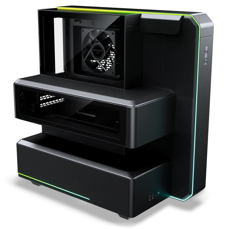 Phanteks EX5 Midi Tower datora korpuss, ATX, Direct Cooling, melns