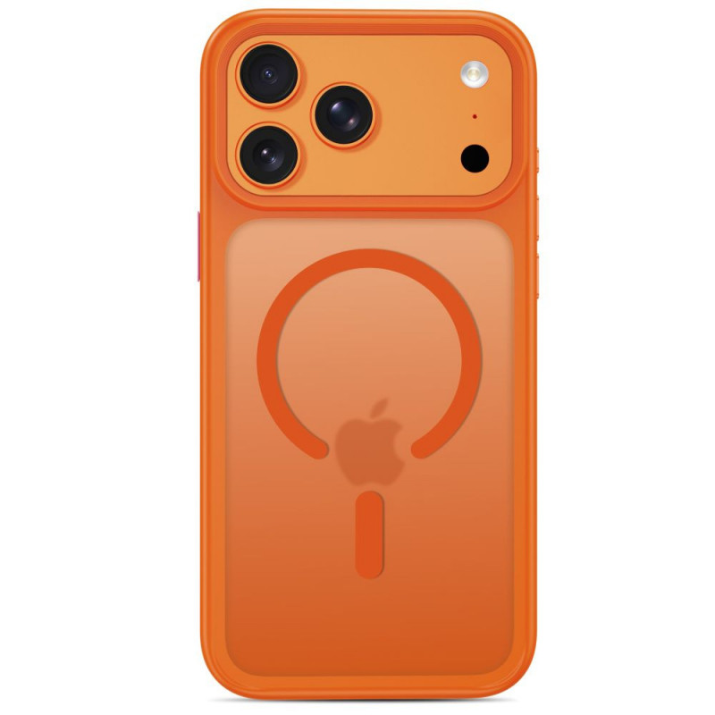 Tech-Protect Magmat MagSafe CC vāciņš Apple iPhone 17 Pro / 18 Pro, matēts Cosmic Orange