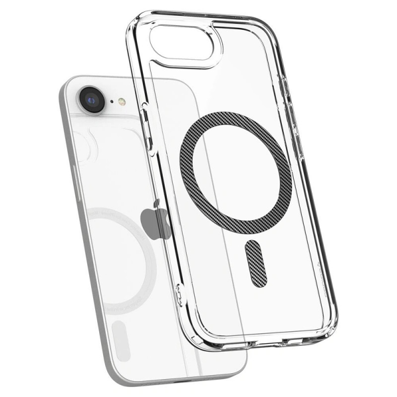 Spigen Ultra Hybrid Mag MagSafe vāciņš Apple iPhone 17e / 16e, Carbon Fiber