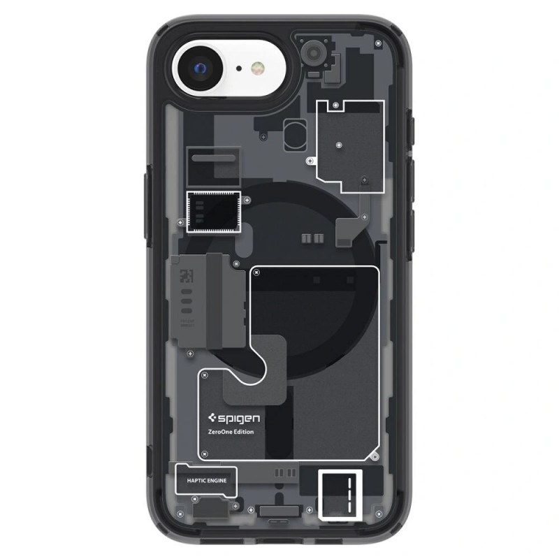 Spigen Ultra Hybrid Mag MagSafe vāciņš Apple iPhone 17e / 16e, Zero One Black