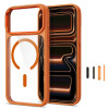Tech-Protect Magmat MagSafe CC vāciņš Apple iPhone 17 Pro / 18 Pro, Cosmic Orange / caurspīdīgs