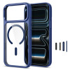 Tech-Protect Magmat MagSafe CC vāciņš Apple iPhone 17 Pro / 18 Pro, Deep Blue / caurspīdīgs