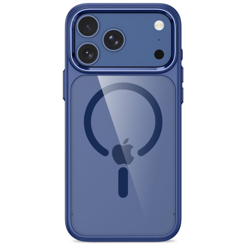 Tech-Protect Magmat MagSafe CC vāciņš Apple iPhone 17 Pro / 18 Pro, Deep Blue / caurspīdīgs