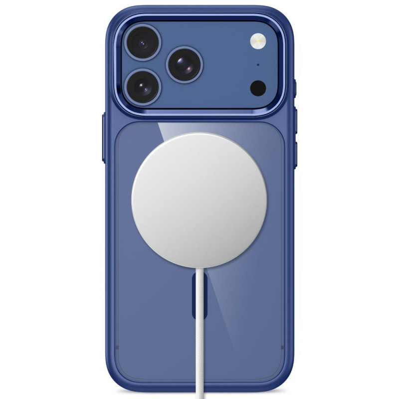 Tech-Protect Magmat MagSafe CC vāciņš Apple iPhone 17 Pro / 18 Pro, Deep Blue / caurspīdīgs