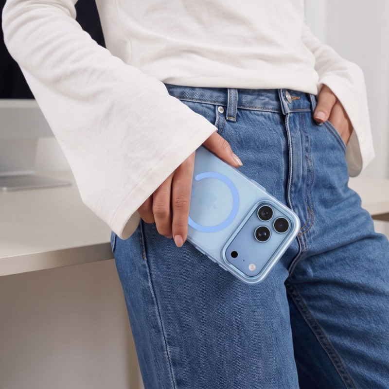 Tech-Protect MagZero MagSafe vāciņš Apple iPhone 17 Pro Max / 18 Pro Max, matēti gaiši zils