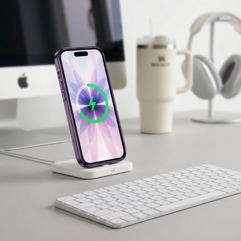 Tech-Protect MagFlex MagSafe vāciņš Apple iPhone 17, Shiny Lavender