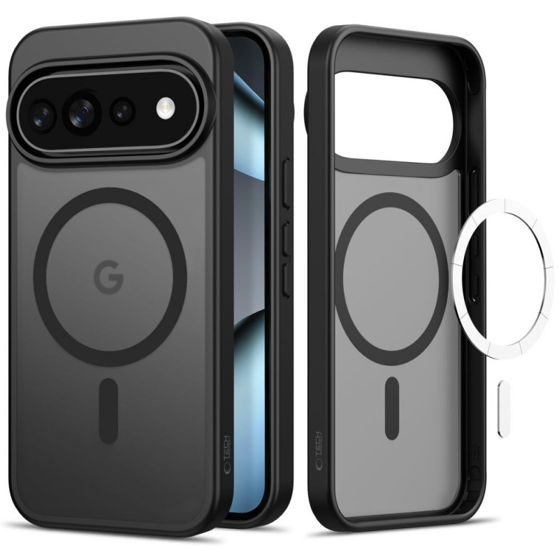 Tech-Protect Magmat MagSafe vāciņš Google Pixel 9 / 9 Pro / 10 / 10 Pro / 11 / 11 Pro, matēti melns