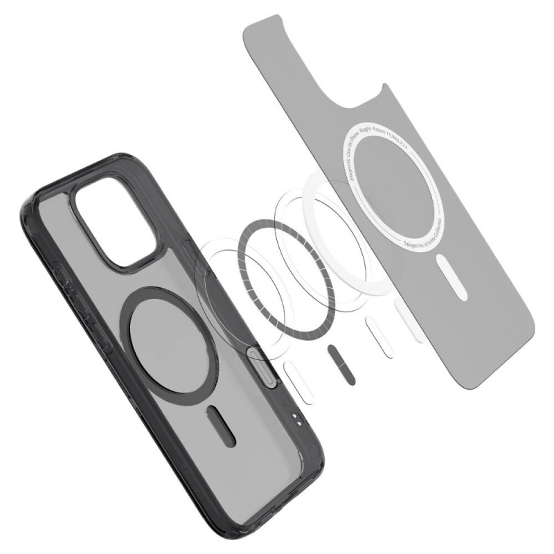 Spigen Ultra Hybrid T Mag MagSafe vāciņš Apple iPhone 16 Pro, Frost Black