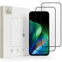 Tech-Protect Glass Fit+ rūdītais stikls priekš Xiaomi Redmi 17 4G / 5G, melns (2 gab.) (THP5701)