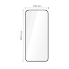 Tech-Protect Glass Fit+ rūdītais stikls priekš Xiaomi Redmi 17 4G / 5G, melns (2 gab.) (THP5701)