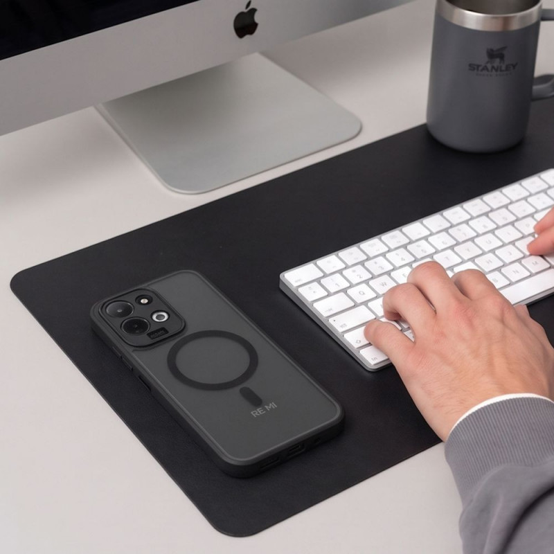 Tech-Protect Magmat MagSafe vāciņš Xiaomi Redmi 17 4G / 5G, matēti melns