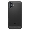 Spigen Rugged Armor Mag MagSafe vāciņš Apple iPhone 16, matēti melns
