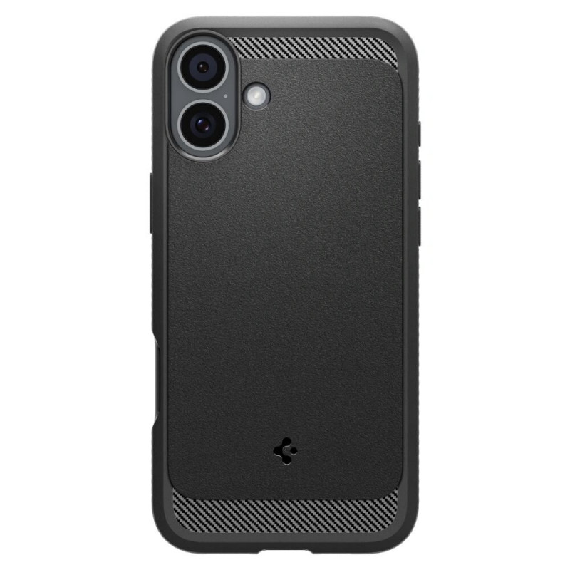 Spigen Rugged Armor Mag MagSafe vāciņš Apple iPhone 16, matēti melns