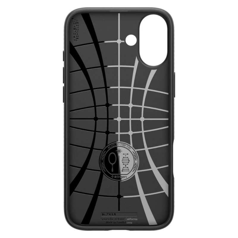 Spigen Liquid Air vāciņš Apple iPhone 16, matēti melns