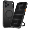 Tech-Protect MagAir Stand MagSafe CC vāciņš Apple iPhone 17 Pro / 18 Pro, matēti melns