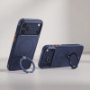 Tech-Protect MagAir Stand MagSafe CC apvalks Apple iPhone 17 Pro Max / 18 Pro Max, matēti tumši zils