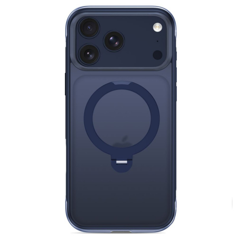 Tech-Protect MagAir Stand MagSafe CC vāciņš Apple iPhone 17 Pro / 18 Pro, matēti tumši zils