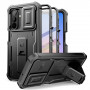 Tech-Protect Kevlar Cam+ 2-Set izturīgais maciņš Samsung Galaxy A17 / A18 4G / 5G, melns