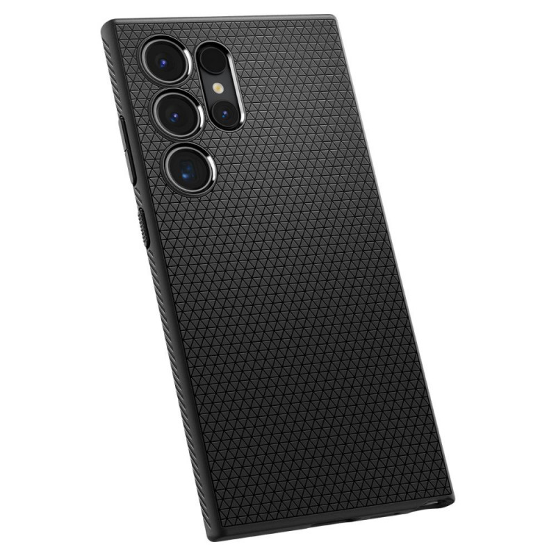 Spigen Liquid Air vāciņš Samsung Galaxy S24 Ultra, matēti melns