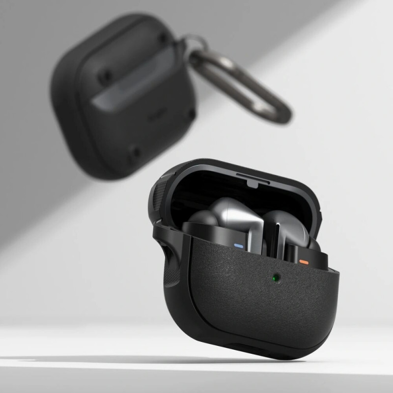 Ringke Onyx Magnetic MagSafe maciņš Samsung Galaxy Buds 3 / 3 Pro, melns