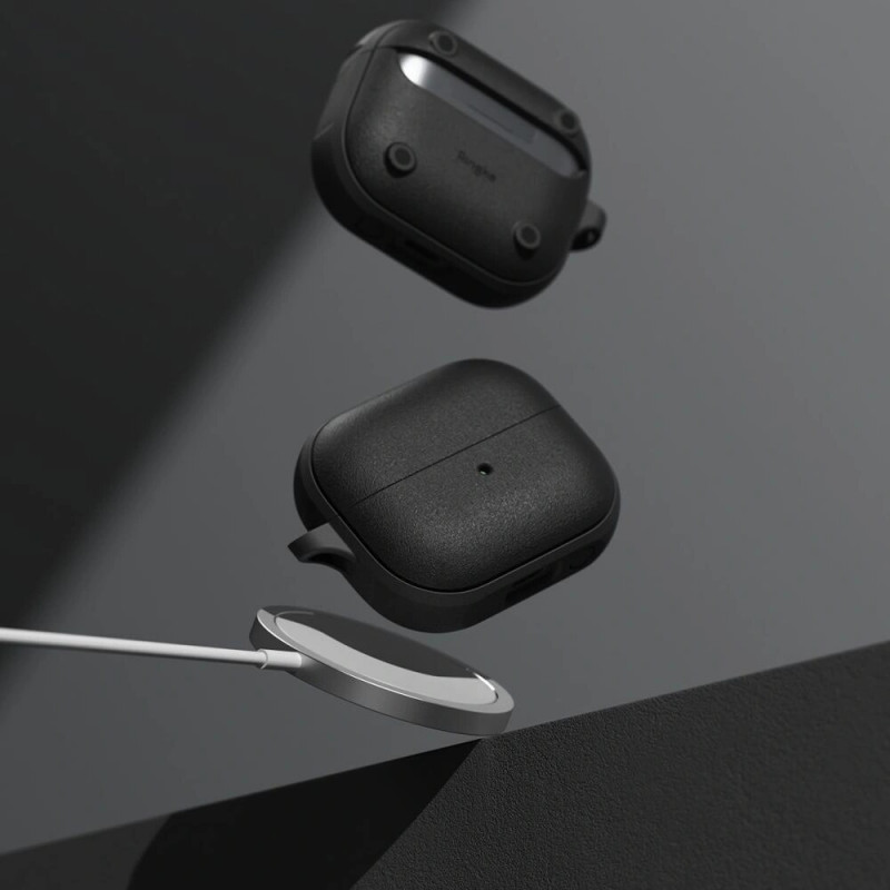 Ringke Onyx Magnetic MagSafe maciņš Samsung Galaxy Buds 3 / 3 Pro, melns