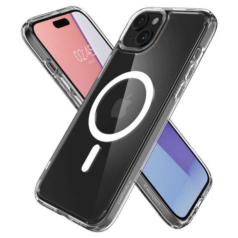 Spigen Ultra Hybrid Mag vāciņš ar MagSafe Apple iPhone 15, balts