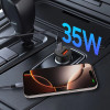 Tech-Protect CC02 2 portu automašīnas lādētājs USB-A / USB-C, PD 35W / QC 3.0, melns (THP4079)