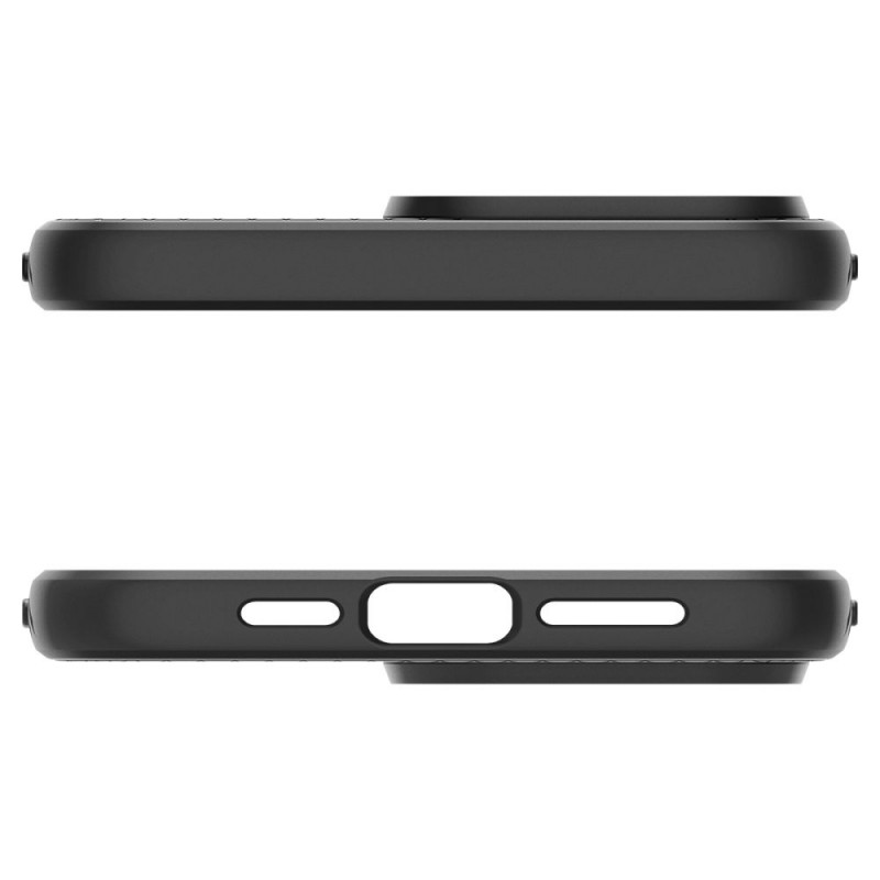 Spigen Liquid Air apvalks Apple iPhone 15 Pro, matēti melns