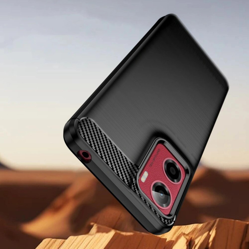 Tech-Protect TPUCarbon vāciņš Motorola Moto G05 / E15, melns