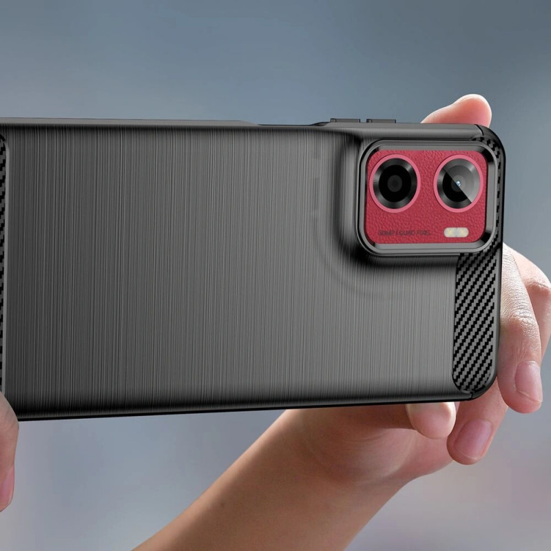 Tech-Protect TPUCarbon vāciņš Motorola Moto G05 / E15, melns