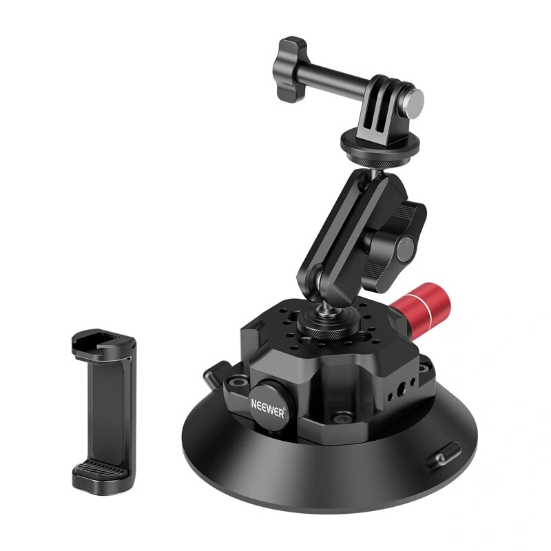 Neewer CA105 piesūcekņa stiprinājums kamerai vai tālrunim, 11,4 cm (10104419EU)