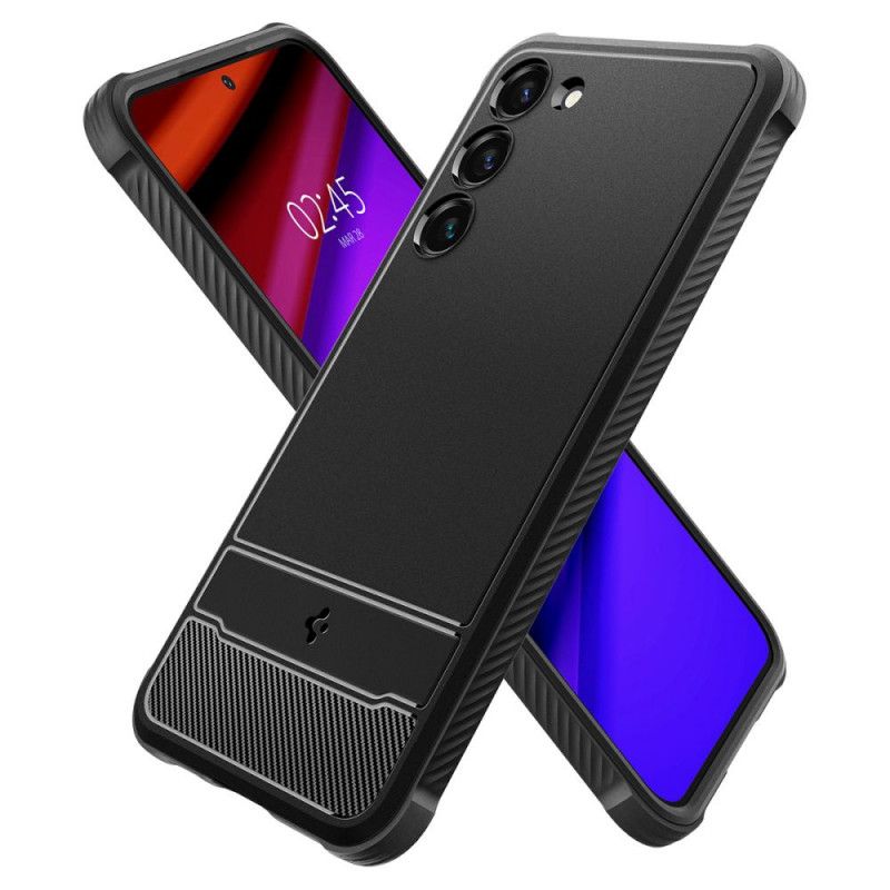 Spigen izturīgais apvalks Rugged Armor Samsung Galaxy S23, matēti melns