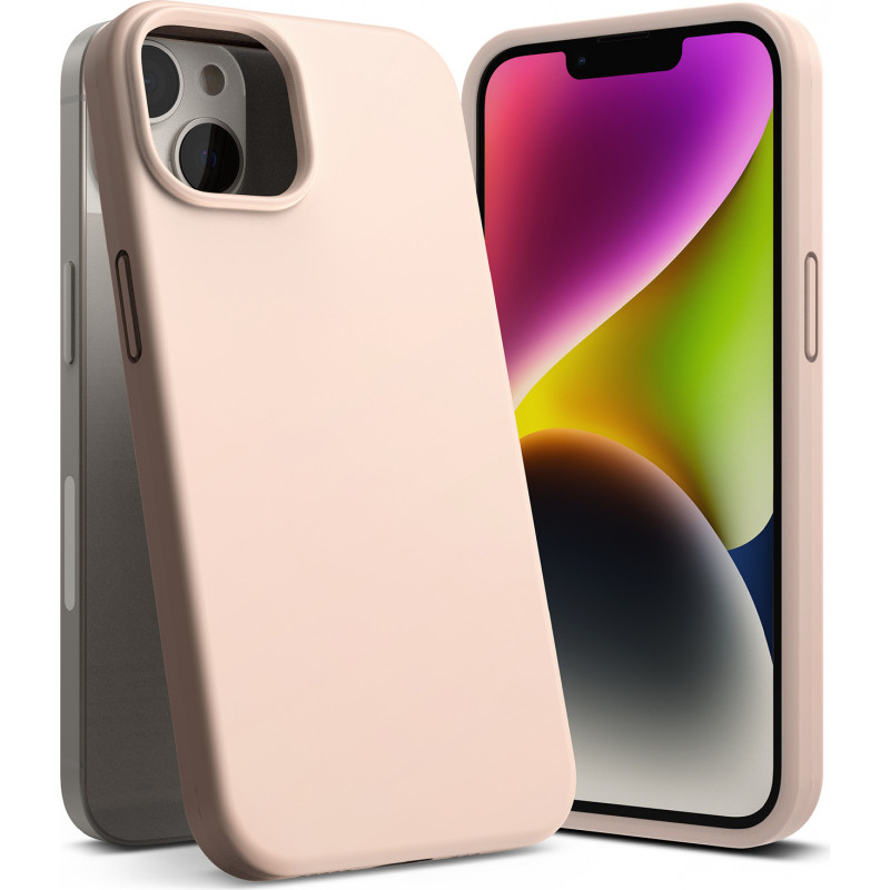 Ringke silikona apvalks Apple iPhone 14 Plus / 15 Plus, Pink Sand