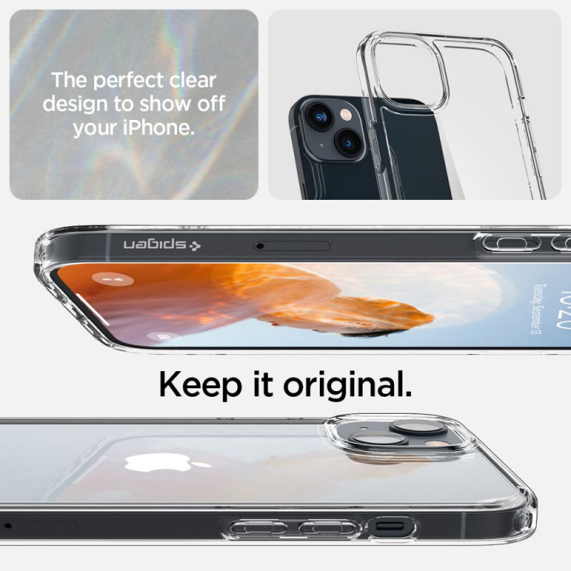 Spigen Ultra Hybrid (ACS05040) vāciņš Apple iPhone 14, Crystal Clear