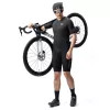 Rockbros YDDX011 Diamond īsroku velosipēdista krekls, izmērs XL, melns