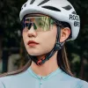 Rockbros fotohromatiskās velosipēdistu brilles ar UV aizsardzību un korekcijas ieliktni, melnas