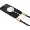 Spigen Cyrill Classic Charm Mag (ACS04948) MagSafe vāciņš ar siksniņu Apple iPhone 14 Plus / 15 Plus, melns