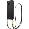 Spigen Cyrill Classic Charm Mag (ACS04948) MagSafe vāciņš ar siksniņu Apple iPhone 14 Plus / 15 Plus, melns