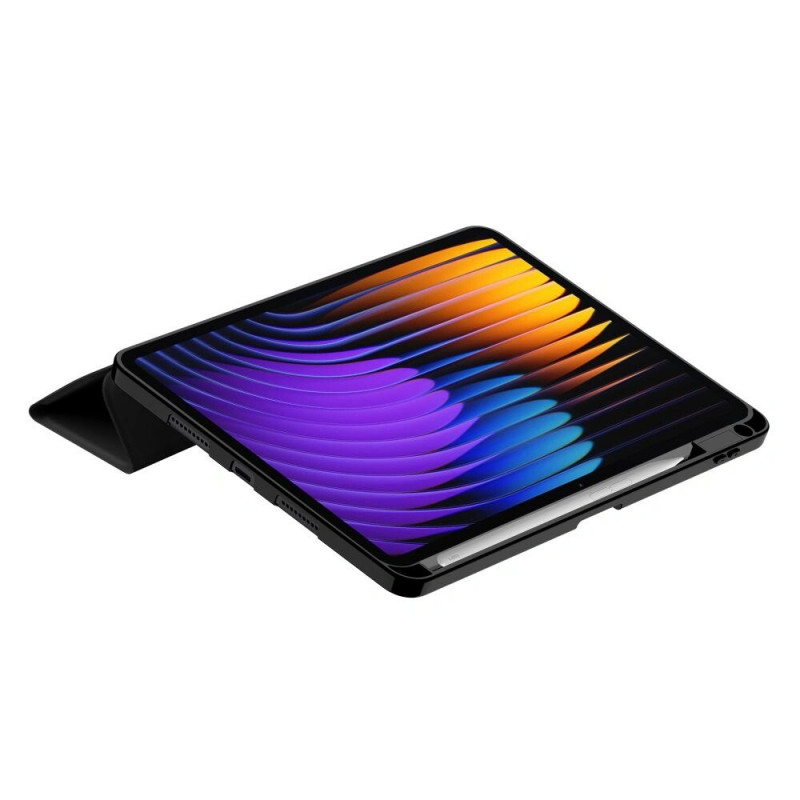 Tech-Protect SmartCase Pen planšetdatora futrālis Xiaomi Pad 8 / 8 Pro / 7 / 7 Pro, melns