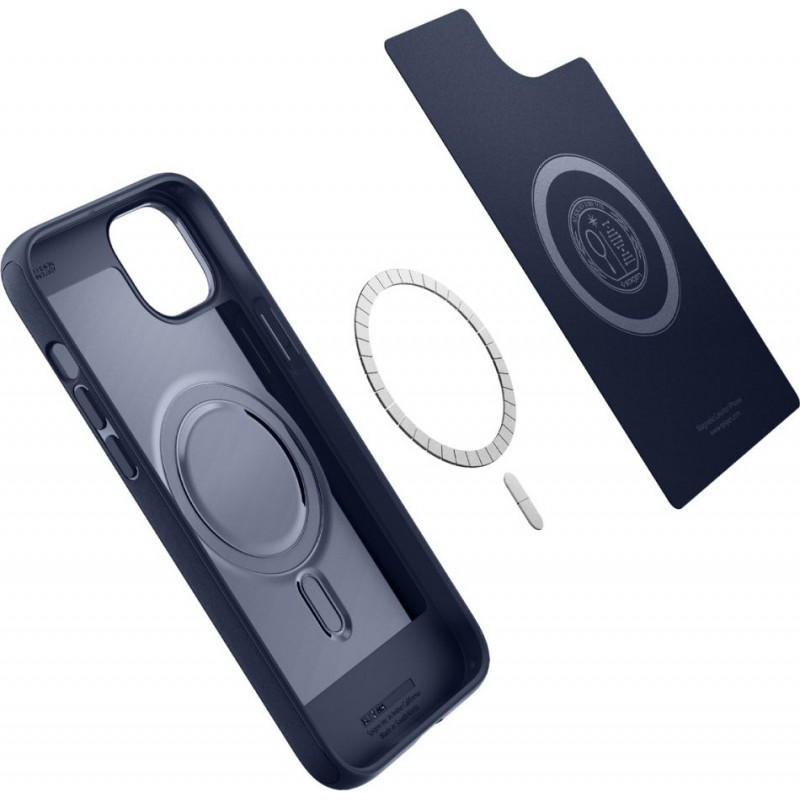 Spigen Mag Armor (ACS04919) vāciņš Apple iPhone 14 Plus / 15 Plus, Navy Blue