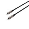 Tech-Protect UB10T Ultraboost USB-C / USB-C kabelis PD240W/QC4.0, 200 cm, melns